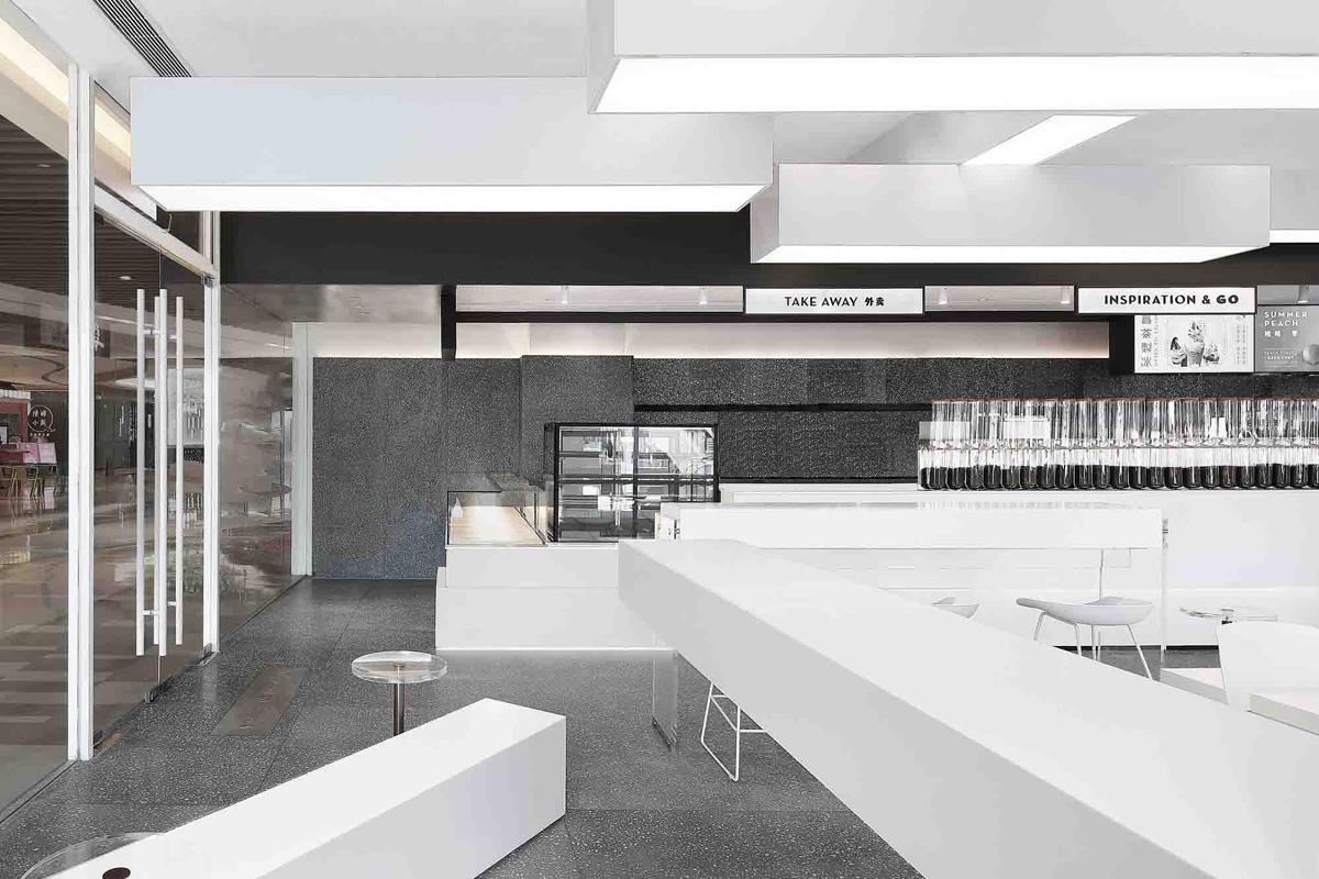 喜茶深圳方大城店，营造一个悬浮着自由精神的茶空间